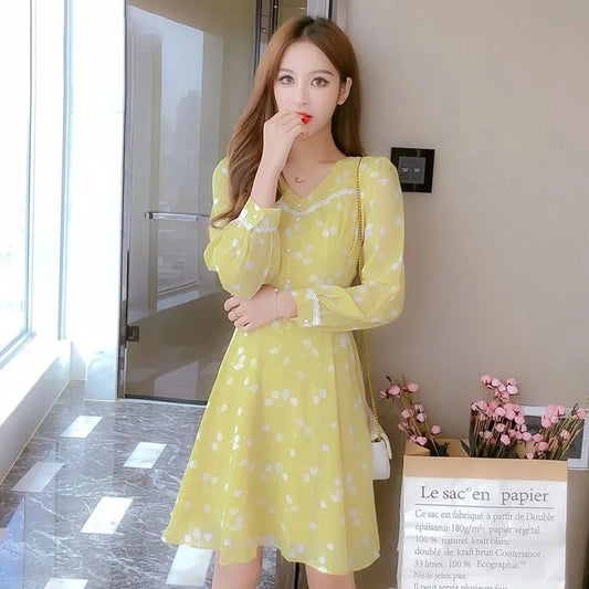 Woman Dress Soft Dresses for Women Yellow Holiday Mini Short Formal Occasion One-piece Trendy X Chic and Elegant Pretty Y2k G