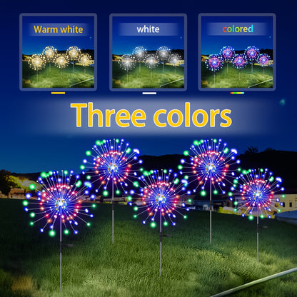 Solar LED Lights - 8 Lighting Modes, Waterproof, Perfect for Holiday Decorations, Patio, Yard, Garden, Pathway, Villa Outdoor Lighting