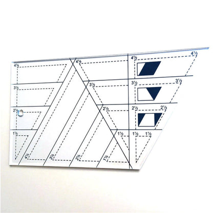 Trapezoid Ruler – Ideal for Quilting, Sewing, and Craft Projects