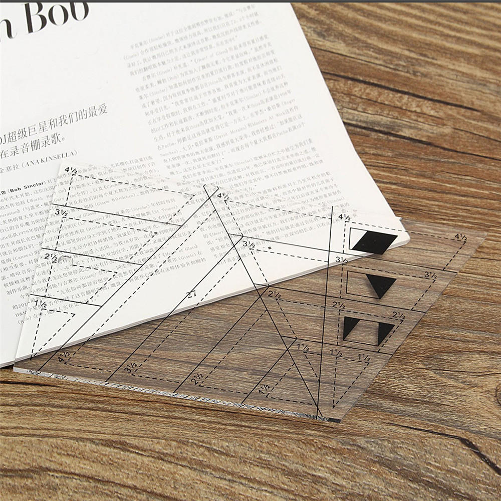 Trapezoid Ruler – Ideal for Quilting, Sewing, and Craft Projects