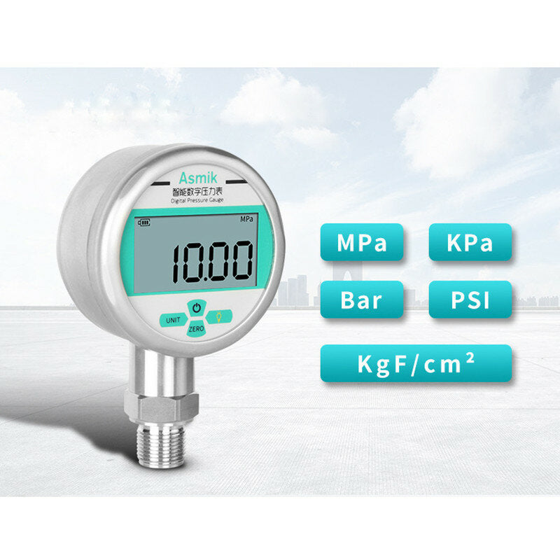 Stainless Steel Digital Negative Pressure Gauge, Suitable for Water Pressure Measures