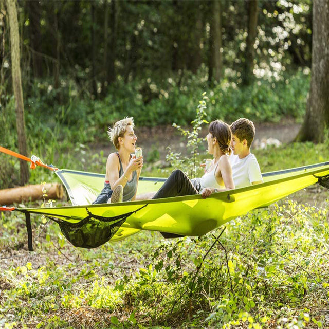 Ultra-Comfortable 3-Point Design Portable Camping Hammock