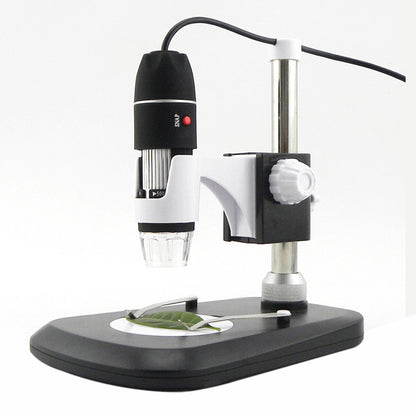 1600X Zoom Digital Microscope with LED and USB, Comes with Camera and Stand