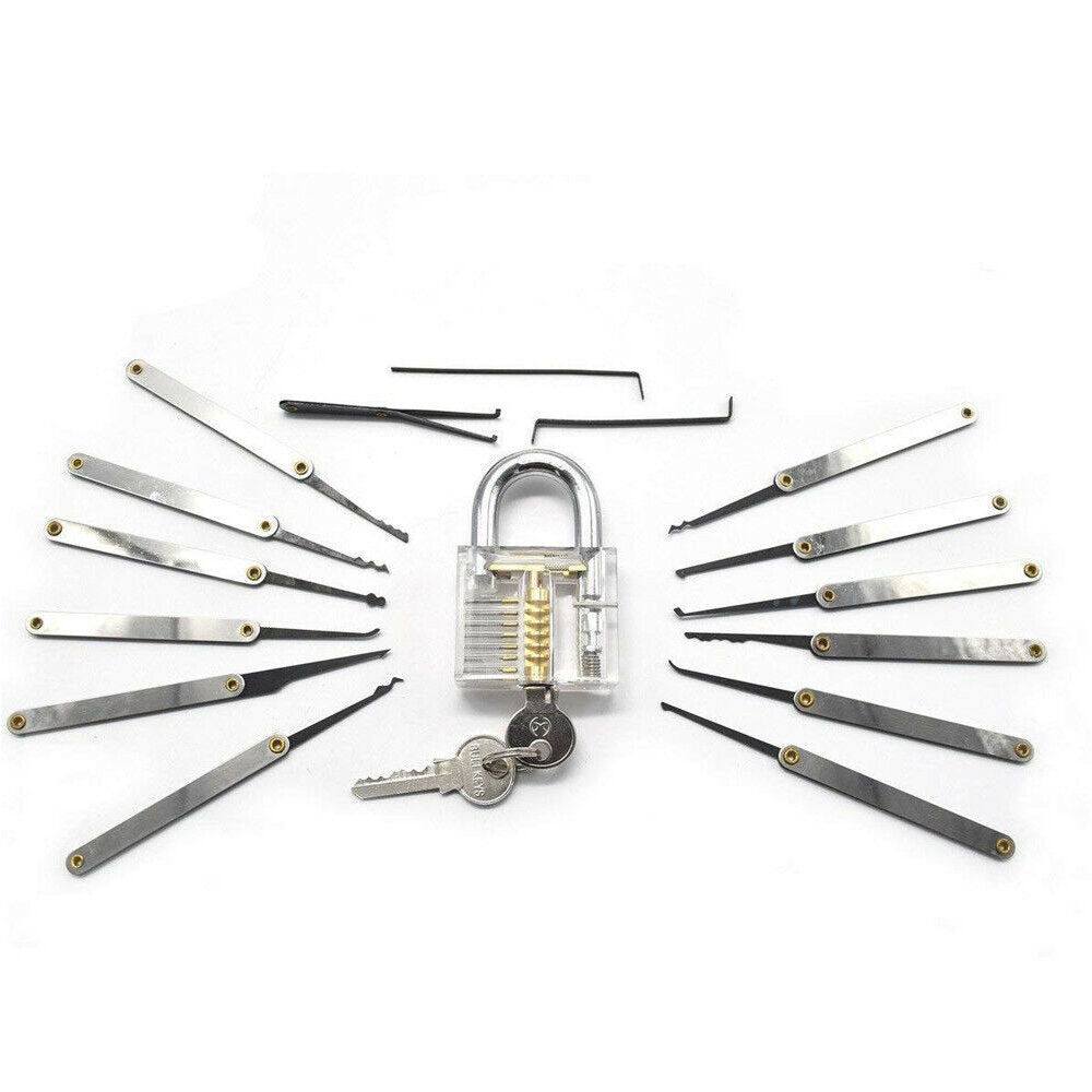 19-Piece Stainless Steel Door Lock Repair Gift Set