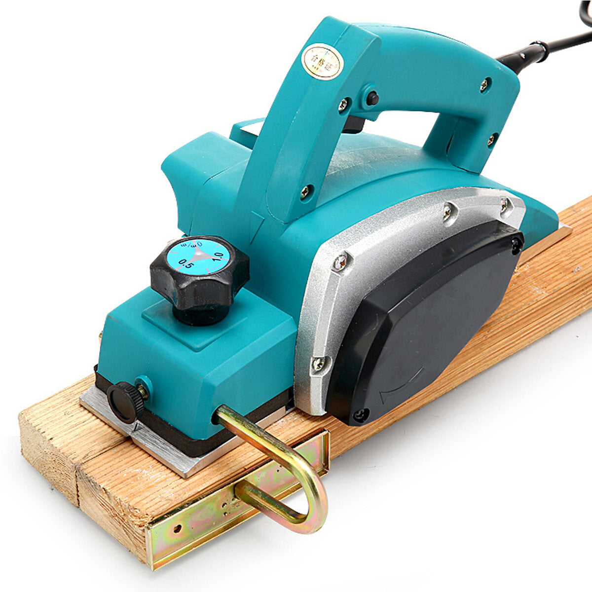 Rechargeable 220V Electric Wood Planer for Efficient Woodworking