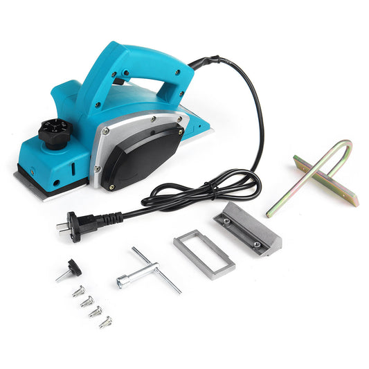 Rechargeable 220V Electric Wood Planer for Efficient Woodworking