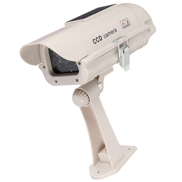 LED Solar Powered Dummy Security Camera for Surveillance