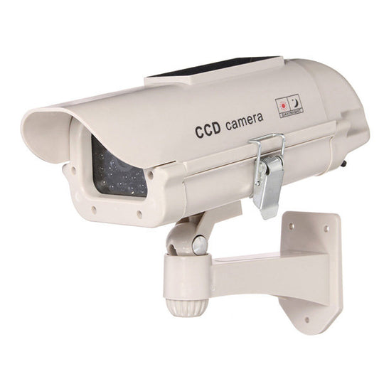 LED Solar Powered Dummy Security Camera for Surveillance