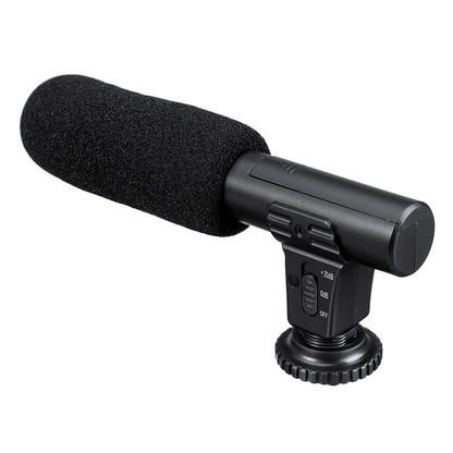 High-Quality External Stereo Microphone for Canon DSLR and DV Camcorder