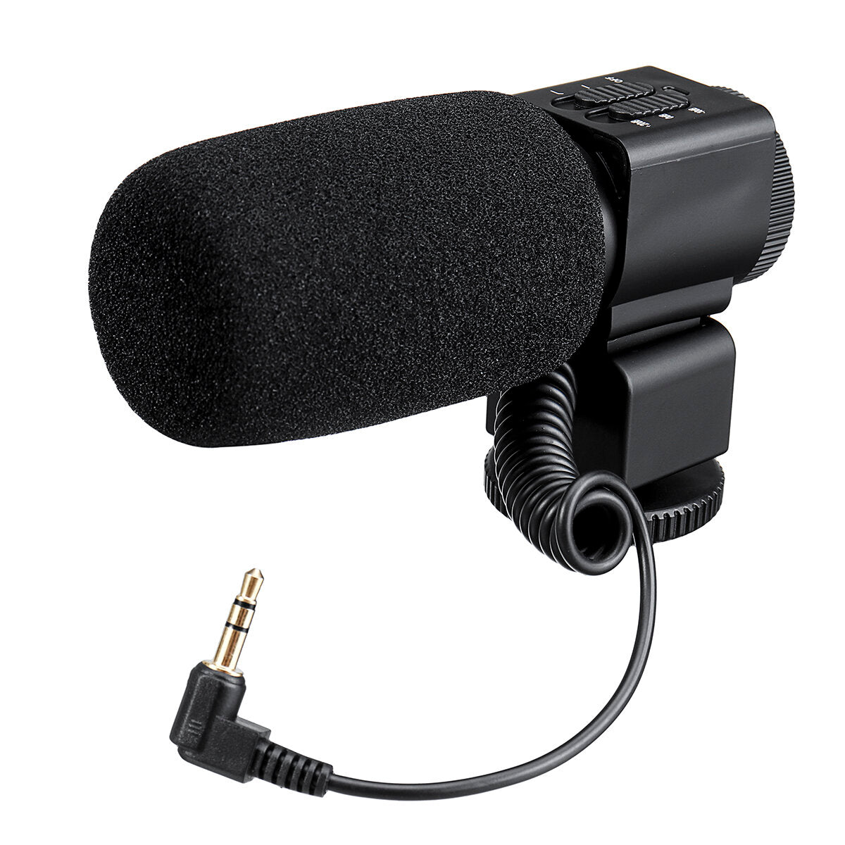 High-Quality External Stereo Microphone for Canon DSLR and DV Camcorder