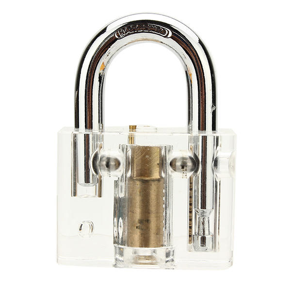 Transparent Practice Padlock Set – 3 Pieces for Locksmith Training