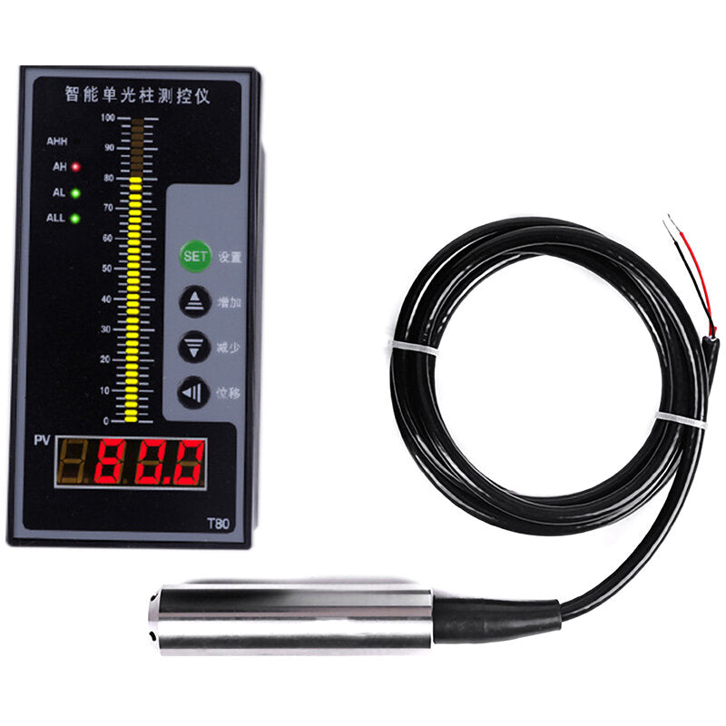 Digital Level Sensor Transmitter for Water, Oil, Liquid – Beam Display Control