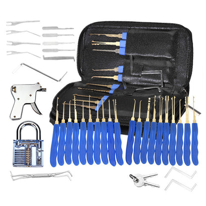 40-Piece Training Lock Pick Set – Includes Unlocking Key