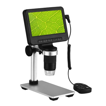 WiFi Digital Microscope, 500X-1000X Zoom, 5 Inch LCD, Wireless USB Camera with Adjustable Bracket