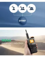 Quansheng UV-K6 Air Band Radio: UHF/VHF Dual Band, DTMF, FM Scrambler, NOAA Weather Channels, Type-C Charging