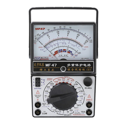 MF-47 Analog Multi Meters: Comprehensive Testing for Battery, Voltage, Current, and Resistance