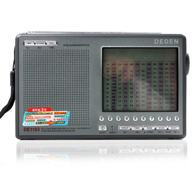 Degen DE1103 Digital World Radio Receiver with DSP and External Antenna