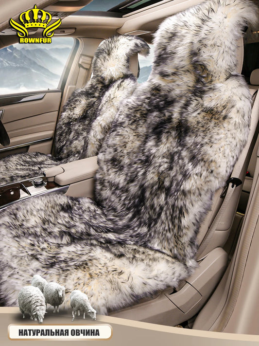 car seat cover 100% Natural fur Australian sheepskin universal size,1PCS,Long Hair for car lada granta kalina priora bmw toyota