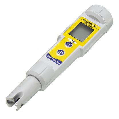 Waterproof Digital PH Tester: Pocket Pen Thermometer Kit with Auto Calibration