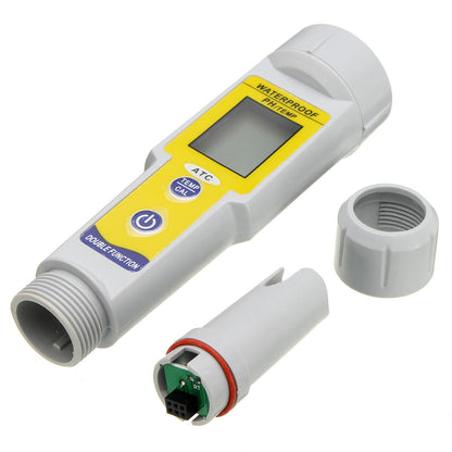 Waterproof Digital PH Tester: Pocket Pen Thermometer Kit with Auto Calibration