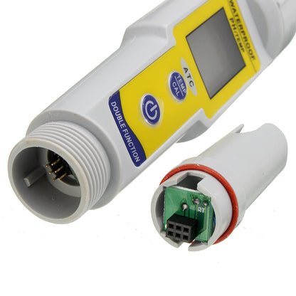 Waterproof Digital PH Tester: Pocket Pen Thermometer Kit with Auto Calibration