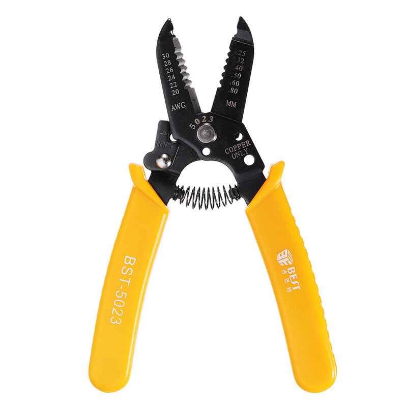 Hardened Steel Plier, Ideal for 20-30AWG Copper Cable Wire Stripping