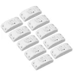 10-Pack Smart WiFi Switch, Compatible with Alexa and Google Home, Includes Timer Module