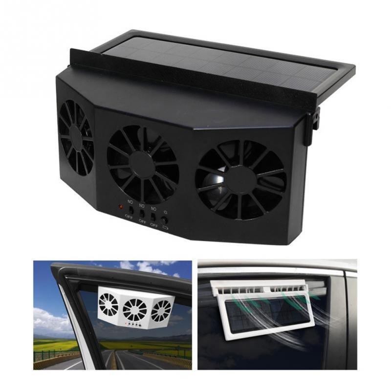 Solar Powered Car Air Cooler Fan