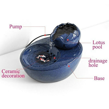 Automatic Ceramic Cat Water Fountain – Hydration Device