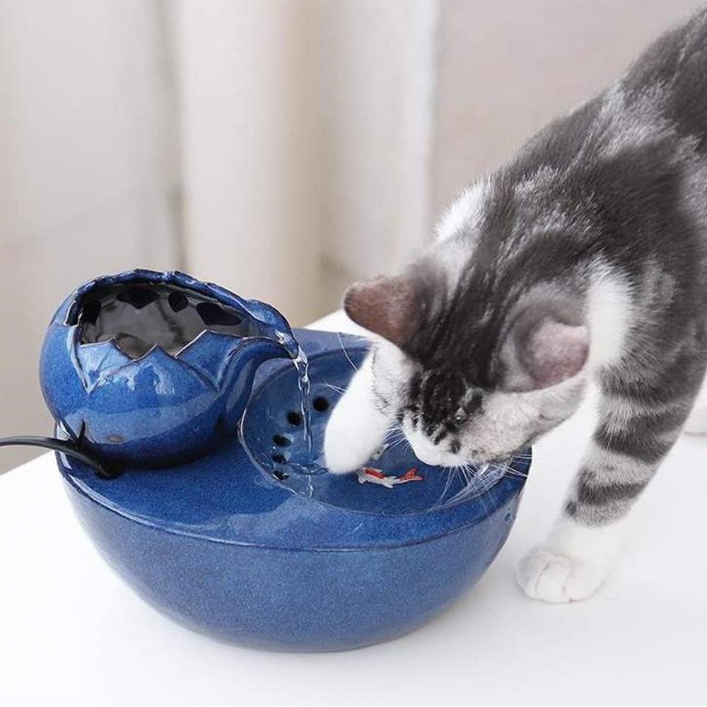 Automatic Ceramic Cat Water Fountain – Hydration Device