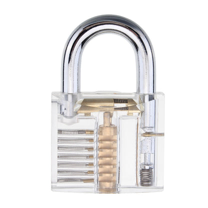 DANIU Transparent Practice Padlock Set – 24Pcs Locksmith Training Tools