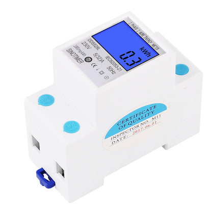 LCD Digital Energy Meter – Single Phase, Backlit, Suitable for 230V/110V