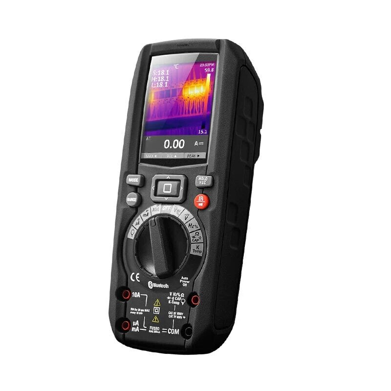 Professional 2-In-1 Industrial Infrared Thermal Imager & Digital Multimeter – Bluetooth Enabled