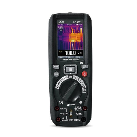 Professional 2-In-1 Industrial Infrared Thermal Imager & Digital Multimeter – Bluetooth Enabled