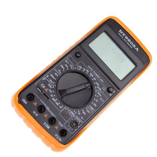 DT9205A Digital Multi Meter – Handheld LCD Display with AC/DC, Volt Resistance, Capacitance Test