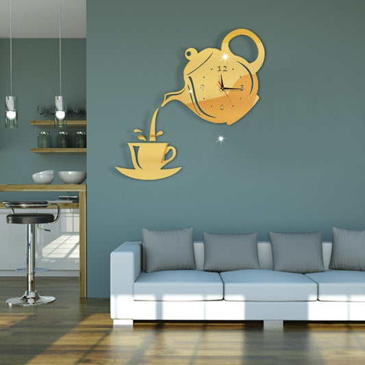 Teapot and Cup Themed Decorative Wall Clock