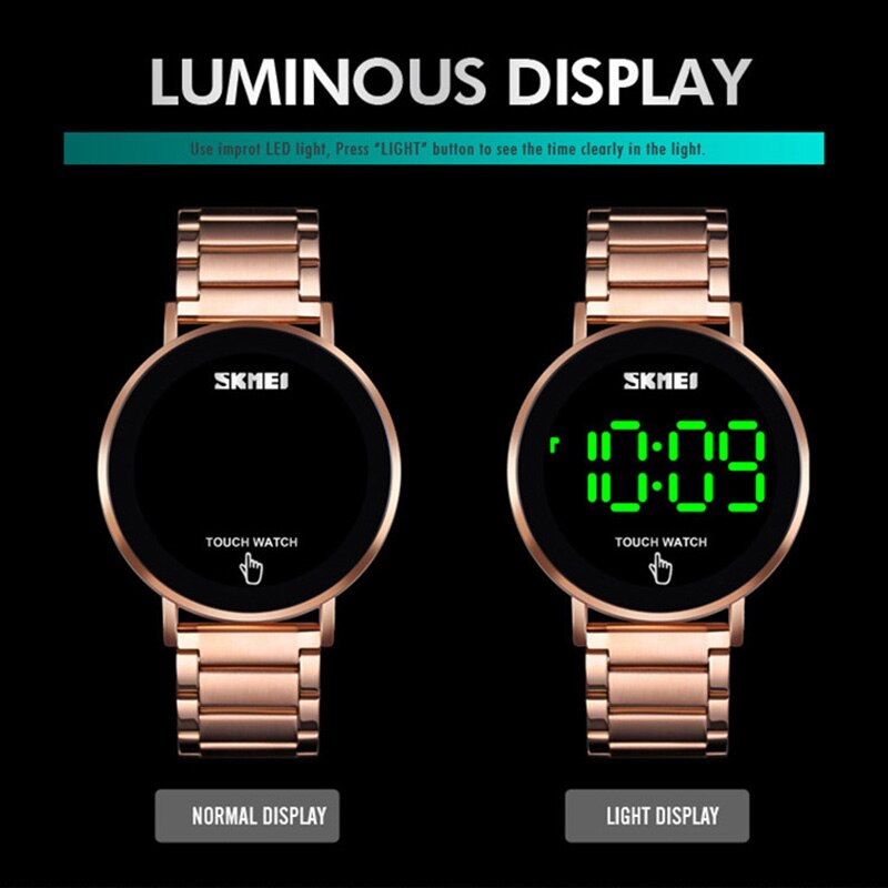 Touch Screen Digital Wristwatch for Men