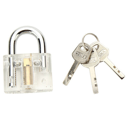 Locksmith Training Set: Disc Detainer Padlock and Bump Key