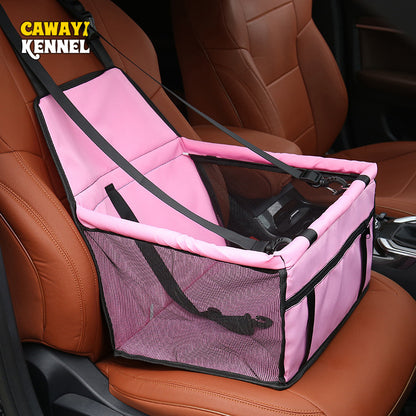 Foldable Dog Car Seat Carrier – Safe Pet Travel Solution