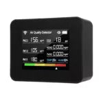 13-in-1 Indoor Air Quality Monitor with WiFi – Measures CO₂, TVOC, PM Levels, Humidity & Temperature