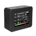 13-in-1 Indoor Air Quality Monitor with WiFi – Measures CO₂, TVOC, PM Levels, Humidity & Temperature