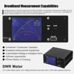 Portable Full Touchscreen Power Meter with Over Voltage Alarm