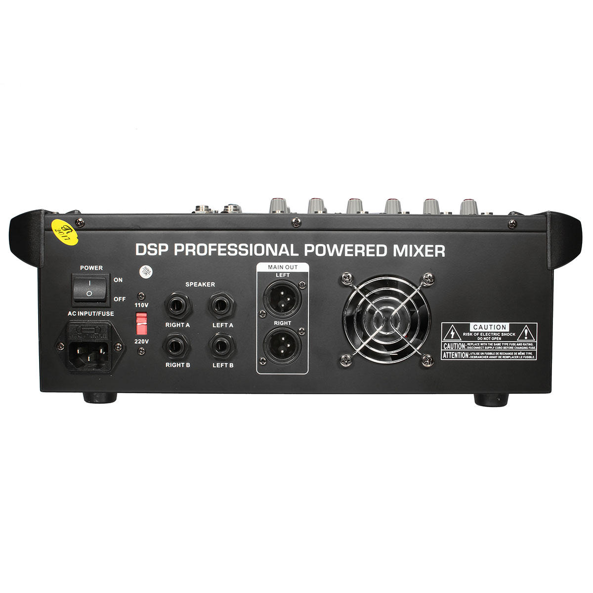 ELM 6-Channel DJ Karaoke Audio Mixer with USB Support