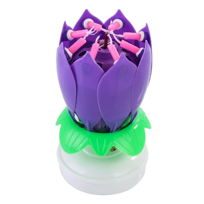 Rotating Flower Birthday Candles