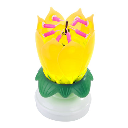 Rotating Flower Birthday Candles