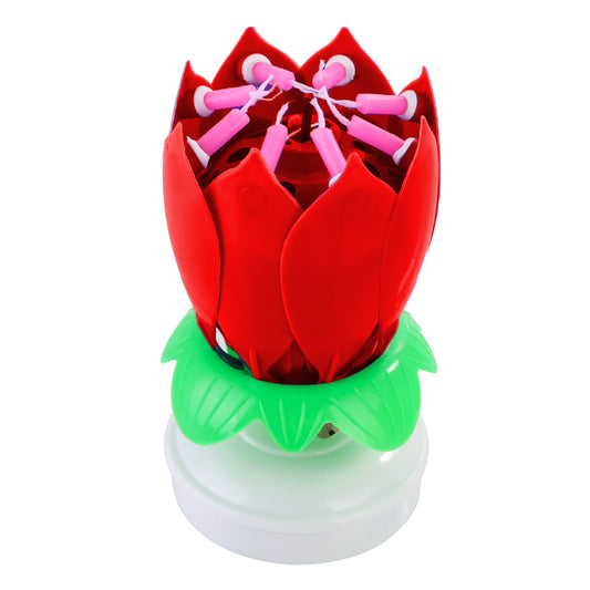 Rotating Flower Birthday Candles