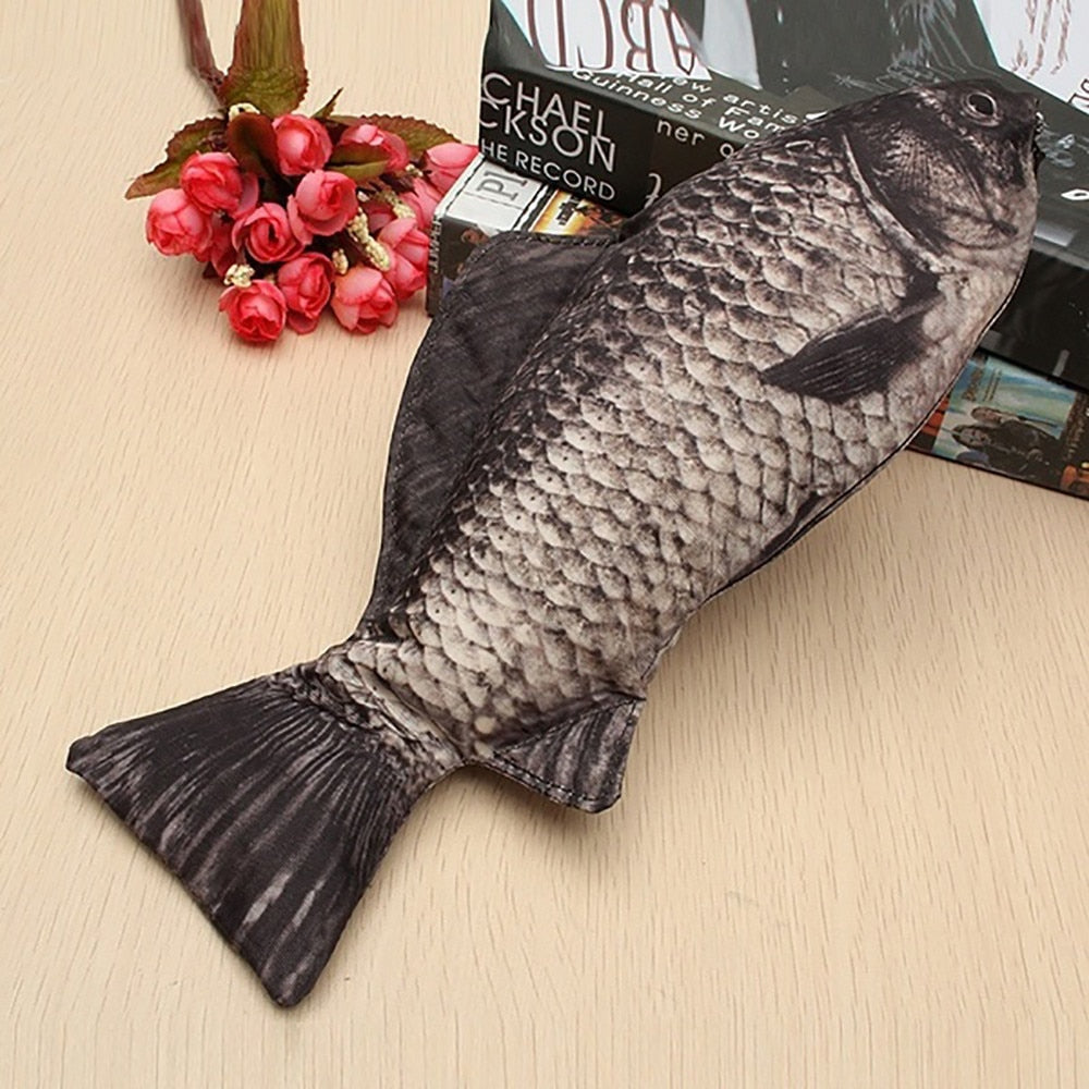 Realistic Fish-Shaped Funny Gift Pouch