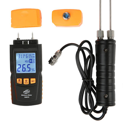 GM620 Humidity Tester: Moisture Meter and Damp Detector for Wood and Timber