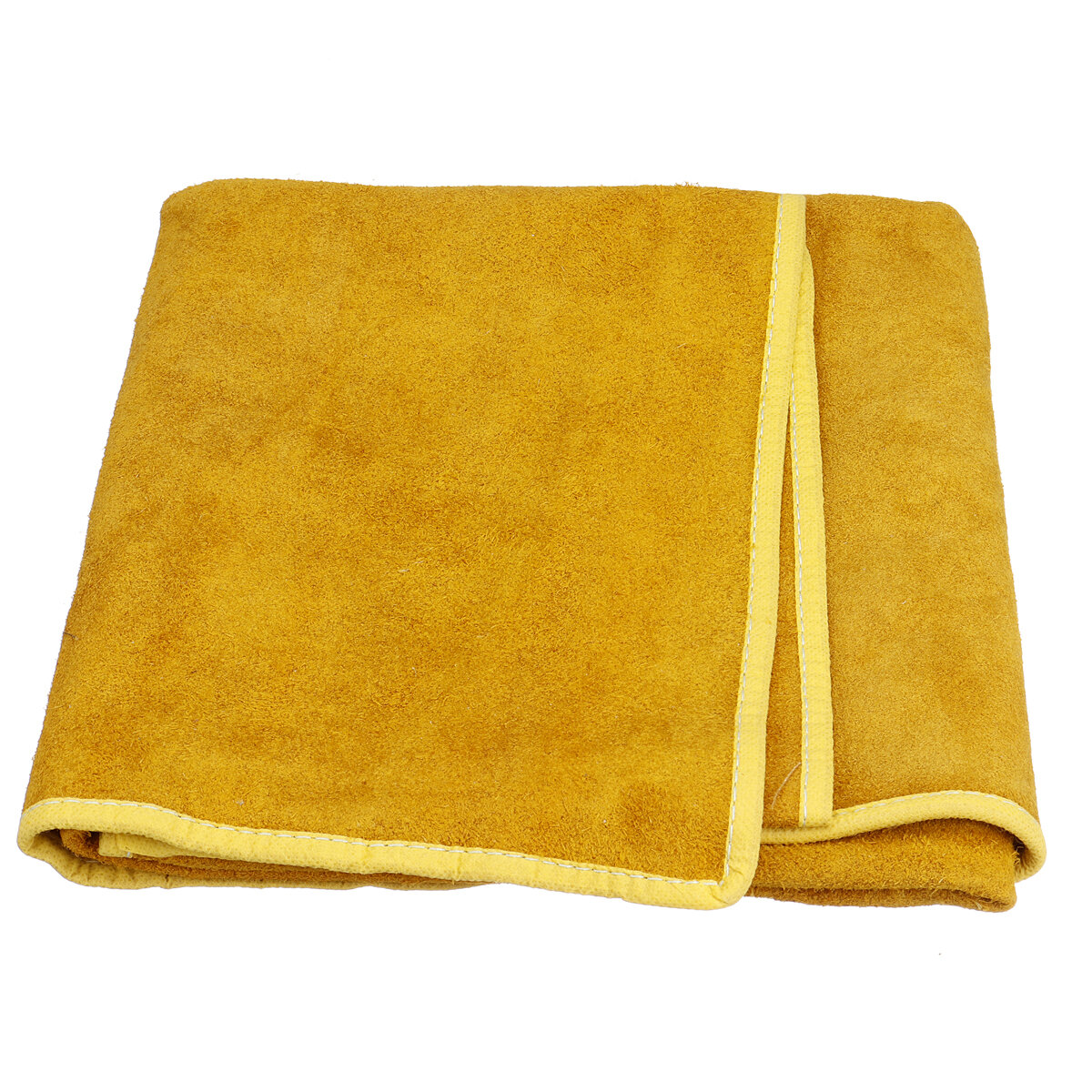 Thorn-Proof Yellow Leather Apron for Gardening and Welding