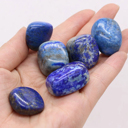 Lapis Lazuli Ornament Natural Semi-precious Stones  Irregular Shape Fish Tank Garden Decoration DIY Jewelry Accessories 20-30MM